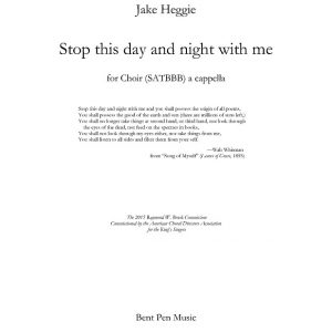 Stop this day and night with me