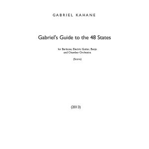 Gabriel's Guide to the 48 States