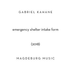 emergency shelter intake form