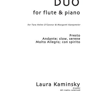 Duo for Flute and Piano