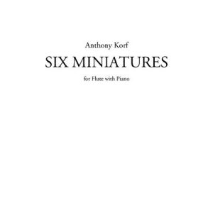 Six Miniatures for Flute with Piano