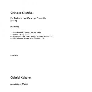 Orinoco Sketches