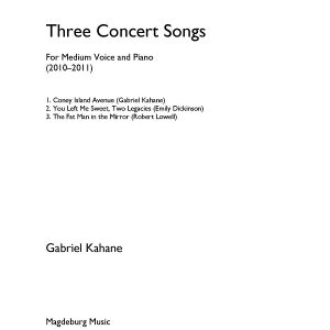 Three Concert Songs