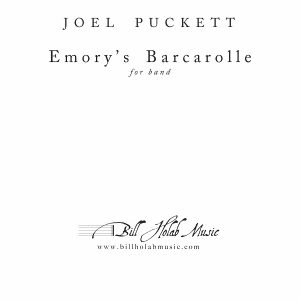 Emory's Barcarolle