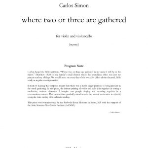 where two or three are gathered