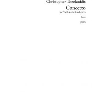 Concerto for Violin and Orchestra