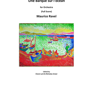 Une Barque sur l'ocean