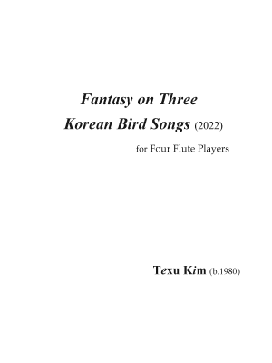 Fantasy on Three Korean Bird Songs