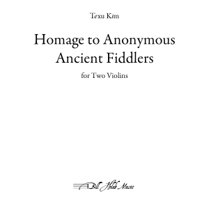 Homage to Anonymous Ancient Fiddlers