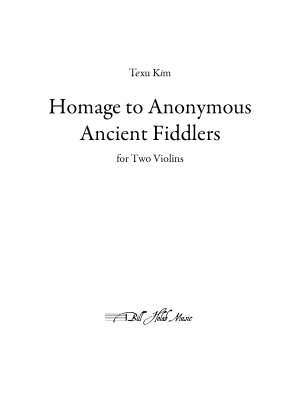 Homage to Anonymous Ancient Fiddlers