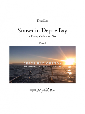 Sunset in Depoe Bay