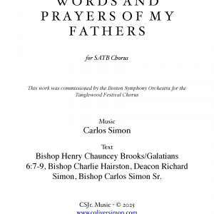 Words and Prayers of my Fathers