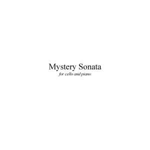 Mystery Sonata