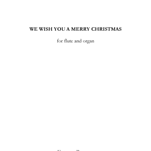 We Wish You a Merry Christmas