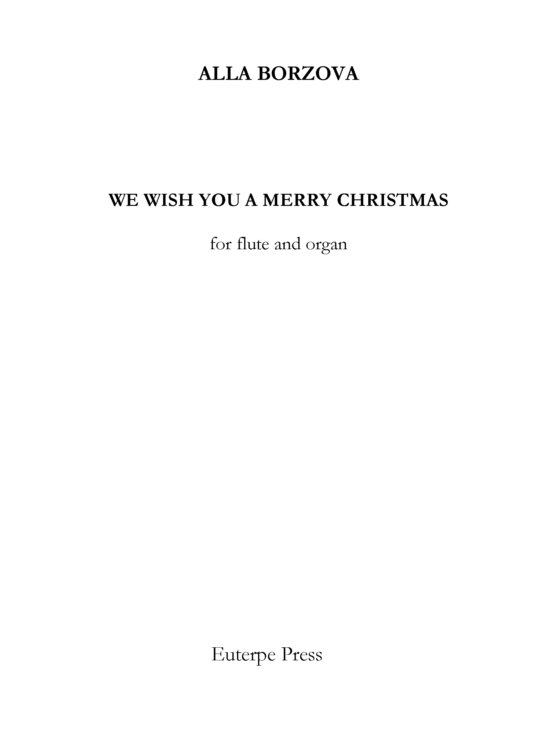 We Wish You a Merry Christmas