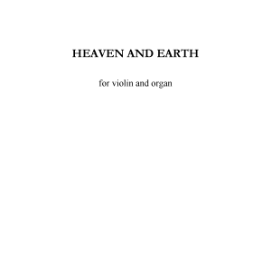 Heaven and Earth